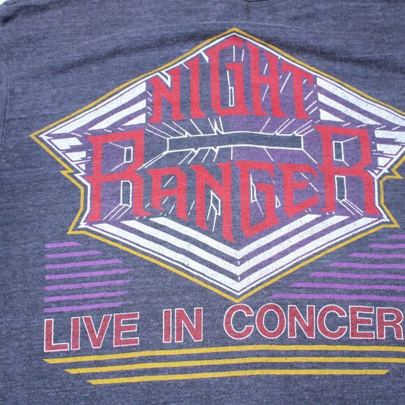 Vintage 1983 Night Ranger Live in Concert Midnight Madness T-Shirt Hard Rock - Picture 4 of 7